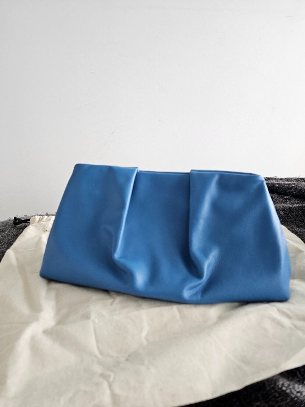 Banana Republic Riviera Leather Clutch, French Blue